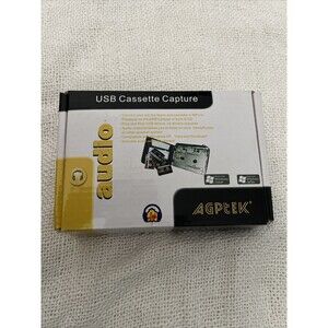 Agptek USB Cassette Capture Audio Tape to Digital Converter Portable
